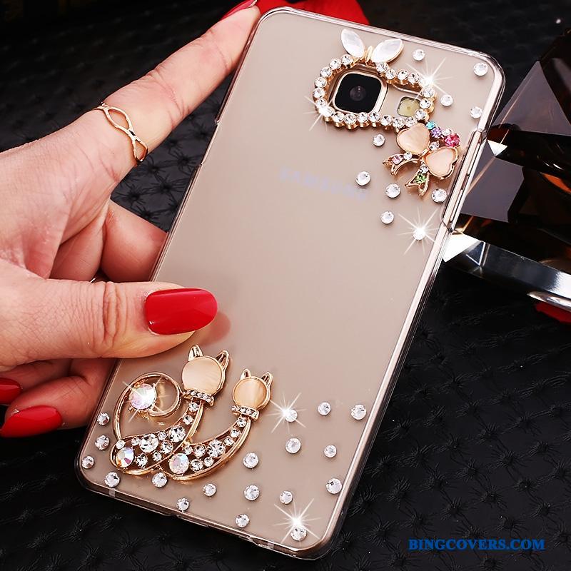 Samsung Galaxy A9 Strass Etui Stjerne Beskyttelse Hård Telefon Cover