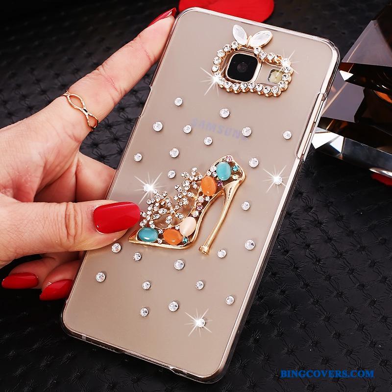 Samsung Galaxy A9 Strass Etui Stjerne Beskyttelse Hård Telefon Cover