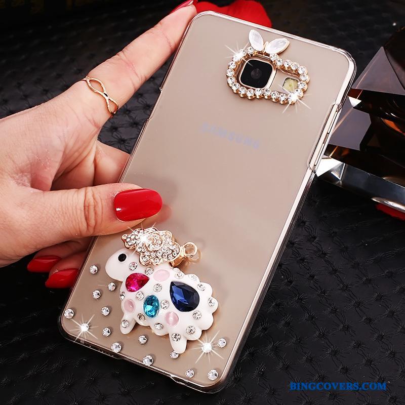 Samsung Galaxy A9 Strass Etui Stjerne Beskyttelse Hård Telefon Cover