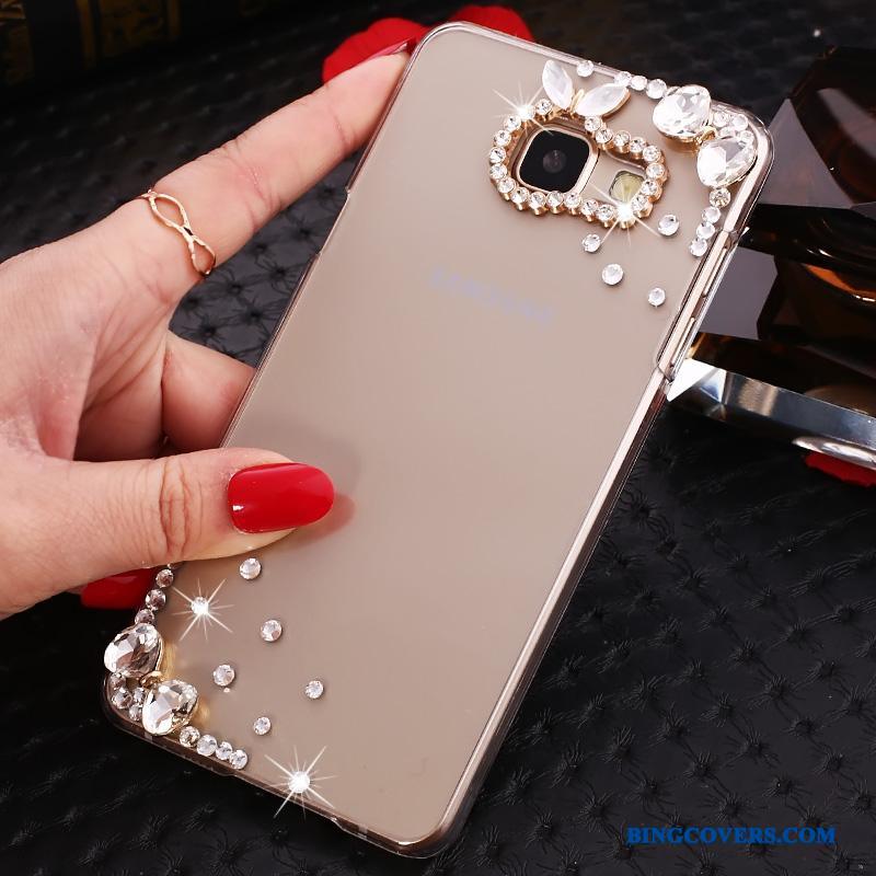 Samsung Galaxy A9 Strass Etui Stjerne Beskyttelse Hård Telefon Cover