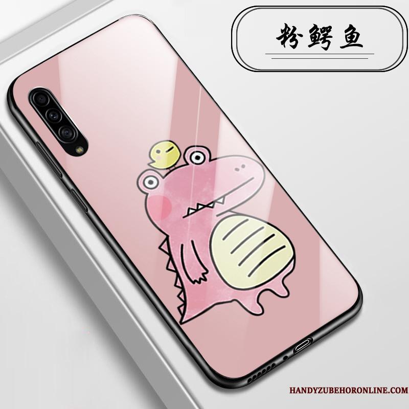 Samsung Galaxy A90 5g Krokodille Cartoon Telefon Etui Stjerne Glas Cover Beskyttelse