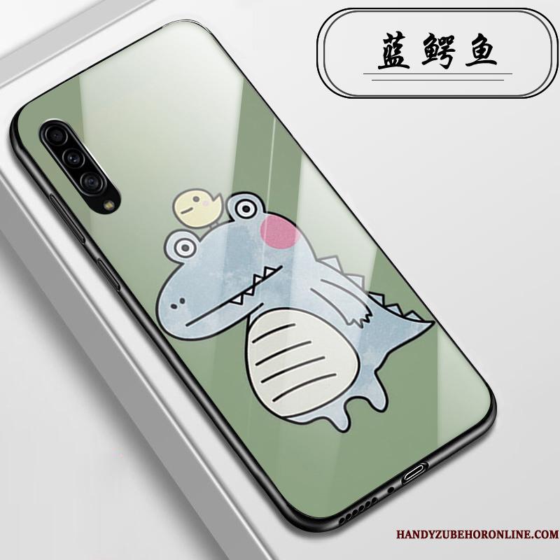 Samsung Galaxy A90 5g Krokodille Cartoon Telefon Etui Stjerne Glas Cover Beskyttelse