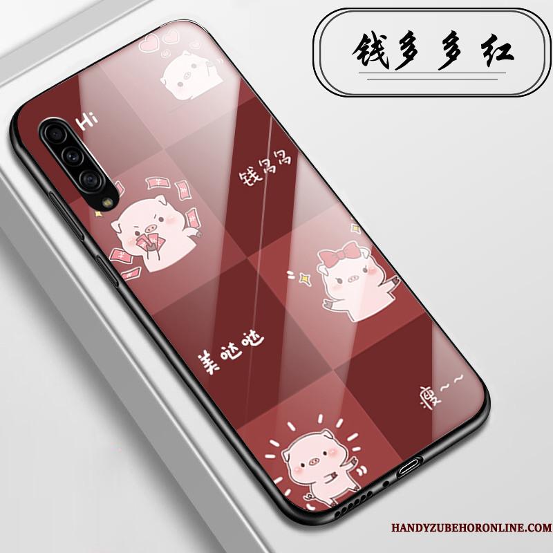 Samsung Galaxy A90 5g Krokodille Cartoon Telefon Etui Stjerne Glas Cover Beskyttelse