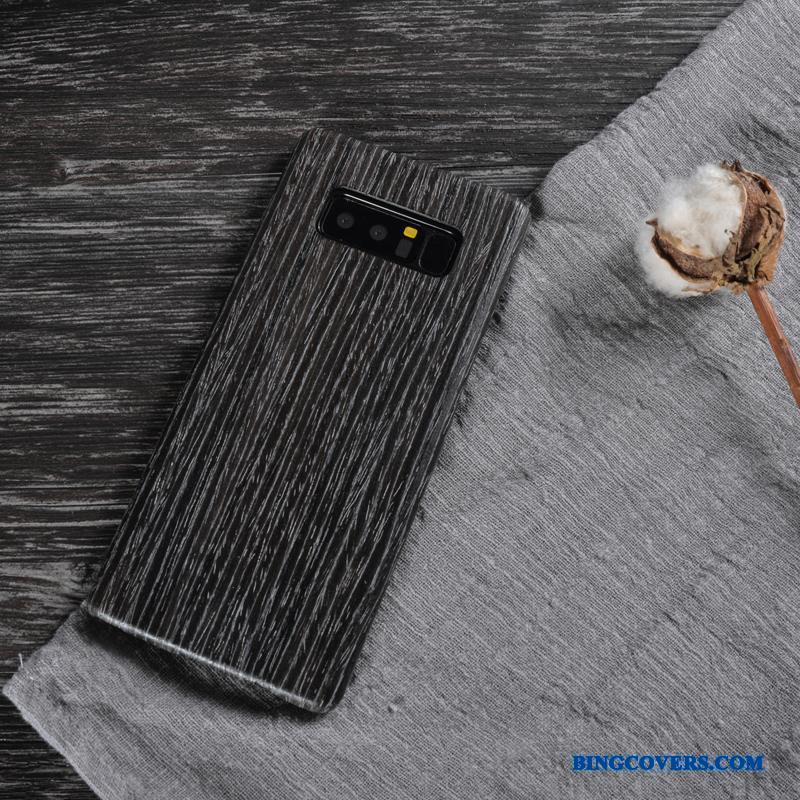 Samsung Galaxy Note 8 Beskyttelse Etui Massivt Træ Stjerne Cover Telefon