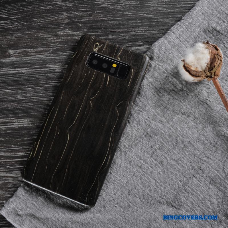 Samsung Galaxy Note 8 Beskyttelse Etui Massivt Træ Stjerne Cover Telefon