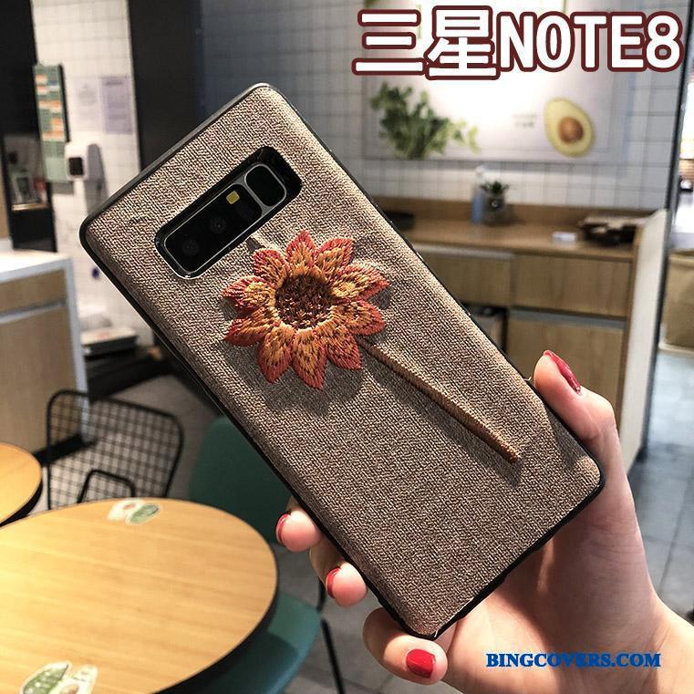 Samsung Galaxy Note 8 Cover Anti-fald Kreativ Mobiltelefon Telefon Etui Sort Ny