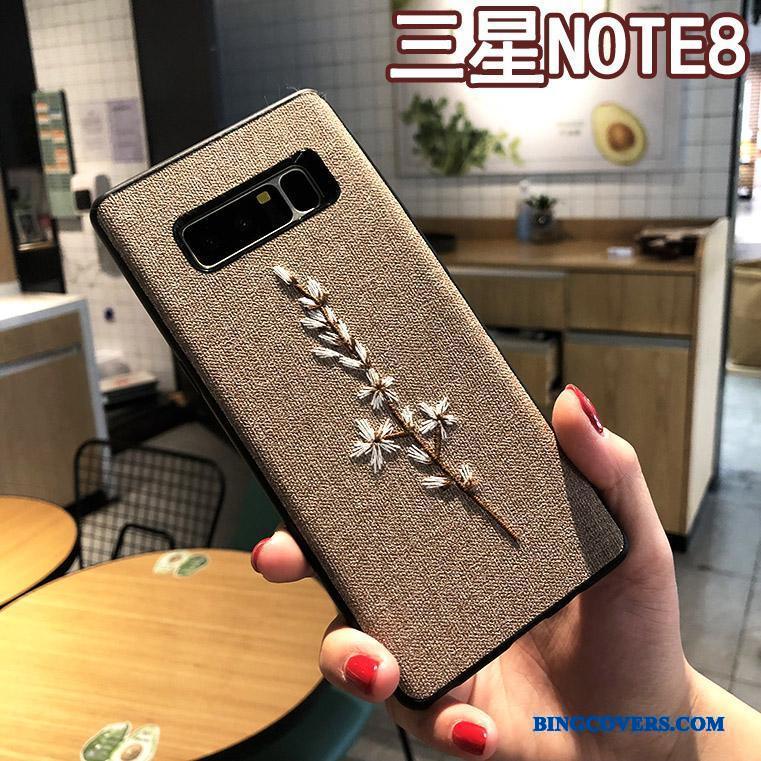 Samsung Galaxy Note 8 Cover Anti-fald Kreativ Mobiltelefon Telefon Etui Sort Ny