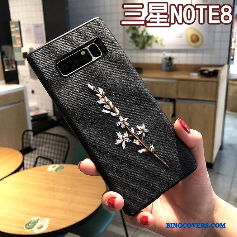 Samsung Galaxy Note 8 Cover Anti-fald Kreativ Mobiltelefon Telefon Etui Sort Ny