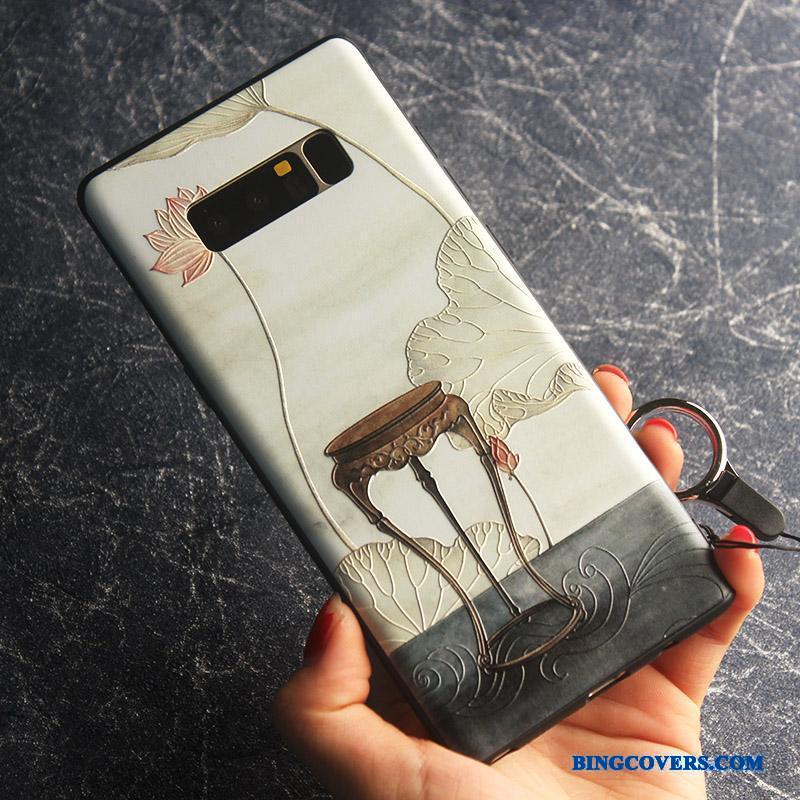 Samsung Galaxy Note 8 Telefon Etui Grøn Cover Ny Beskyttelse Blød Stjerne