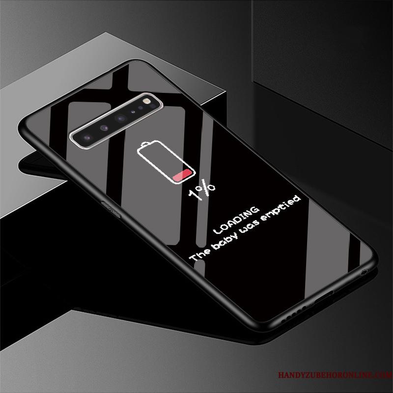 Samsung Galaxy S10 5g Simple Telefon Etui Glas Stjerne Beskyttelse Cover Grøn