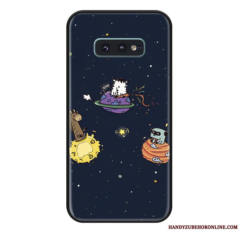 Samsung Galaxy S10e Kreativ Blød Silikone Telefon Etui Beskyttelse Af Personlighed Stjerne