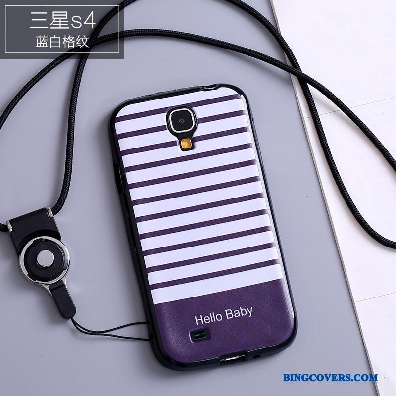 Samsung Galaxy S4 Blød Silikone Cartoon Smuk Cover Telefon Etui Sort