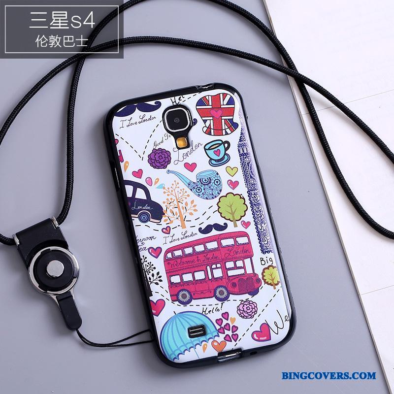 Samsung Galaxy S4 Blød Silikone Cartoon Smuk Cover Telefon Etui Sort