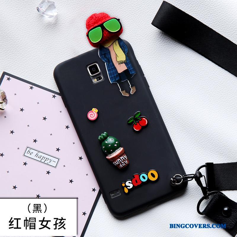 Samsung Galaxy S4 Telefon Etui Beskyttelse Cover Rød Stjerne Anti-fald Cartoon