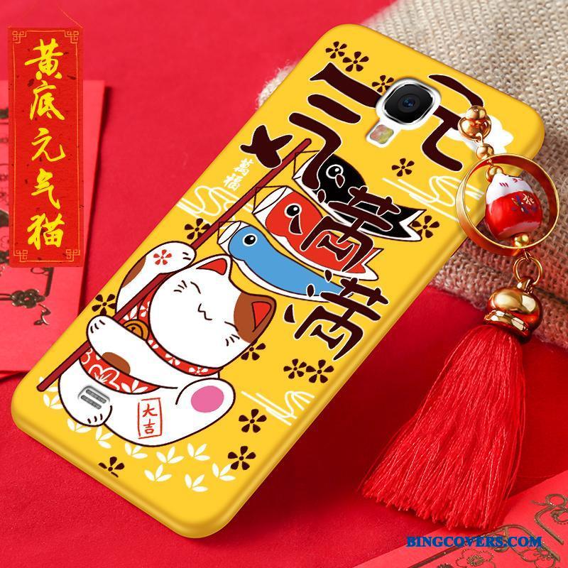 Samsung Galaxy S4 Telefon Etui Nubuck Cartoon Rød Ny Anti-fald Af Personlighed