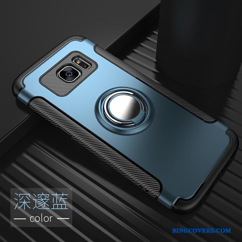 Samsung Galaxy S7 Silikone Telefon Etui Rød Kreativ Stjerne Cover Beskyttelse