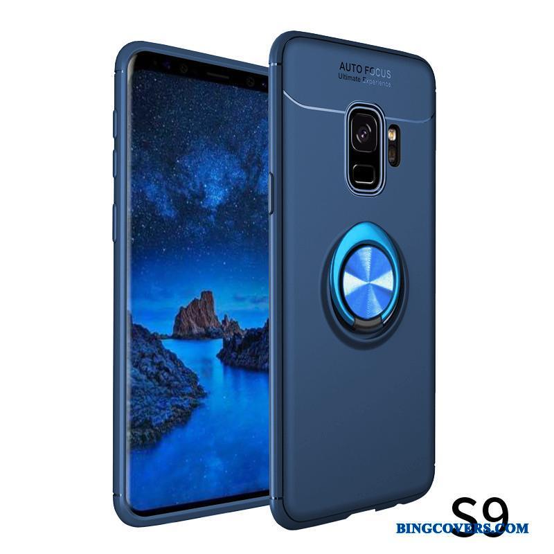 Samsung Galaxy S9 Alt Inklusive Anti-fald Blød Cover Sort Etui Beskyttelse