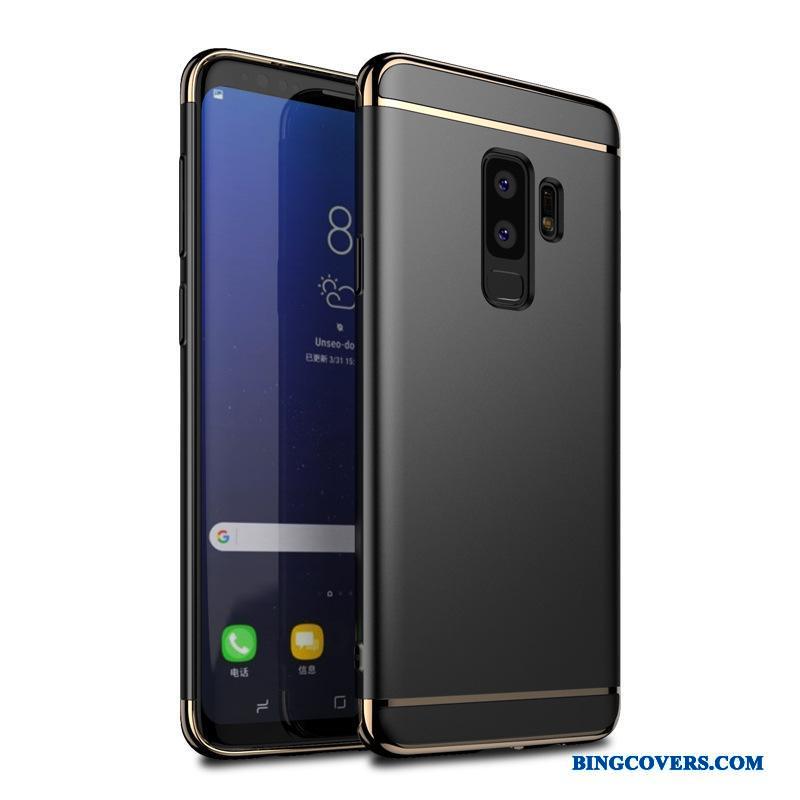 Samsung Galaxy S9 Nubuck Trendy Cover Tynd Rød Telefon Etui Stjerne