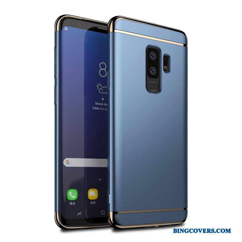 Samsung Galaxy S9 Nubuck Trendy Cover Tynd Rød Telefon Etui Stjerne