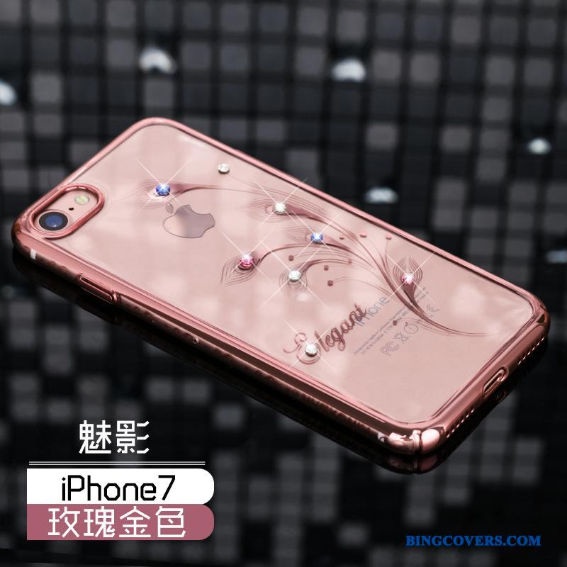 iPhone 7 Hård Anti-fald Ny Telefon Etui Luksus Cover Rosa Guld